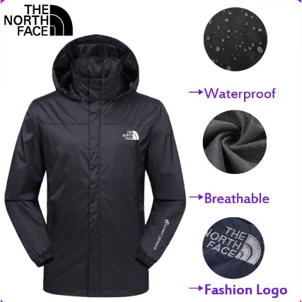 corta vento the north face verde