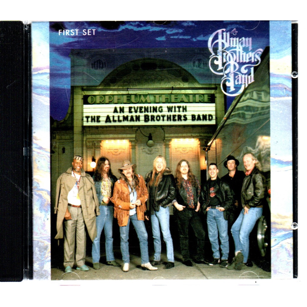 CD THE ALLMAN BROTHERS BAND - AN EVENING WITH FIRST SET ( USA ) SONY 1992