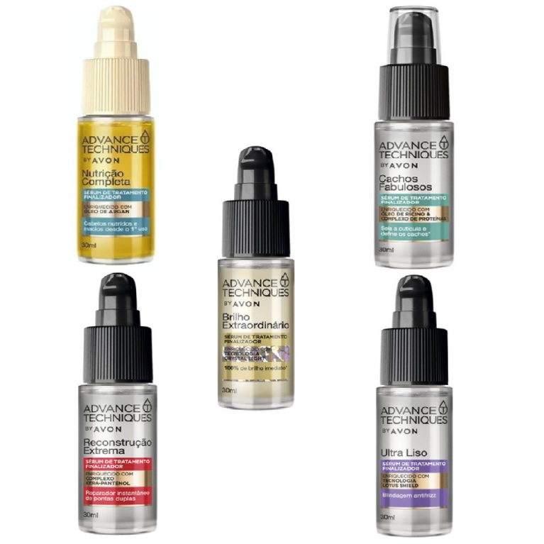 Reparador de Pontas Avon advance Techniques Varios Tipos 30ml cada Serúm Finalizador em Oferta na Shopee