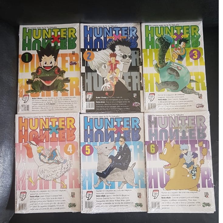 Hunter X Hunter Reimpressao Volumes 1 Ao 8 Shopee Brasil