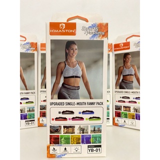 Pochete Esportiva YB-01 Corrida Celular Fitness Slim Impermeavel/Bolsa De Cintura Elástica Refletiva