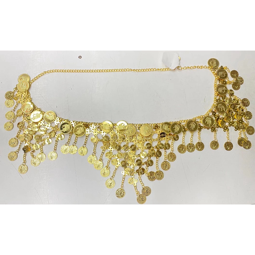 Cinto De Moeda Ponto Para Dançar Ventre em Oferta na Shopee