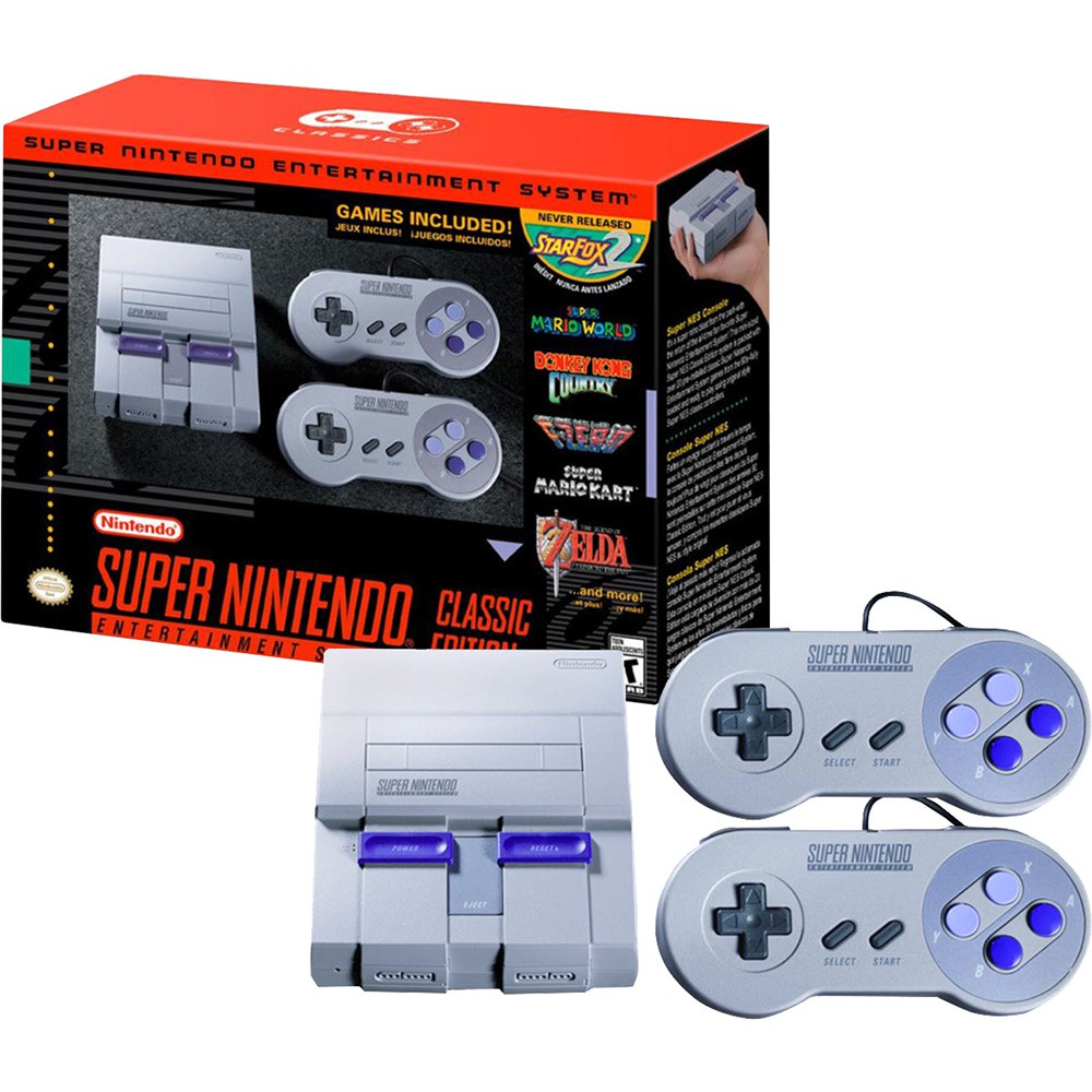 Super Nintendo Classic Edition Versão 16 Bit +21 Jogos | Shopee Brasil