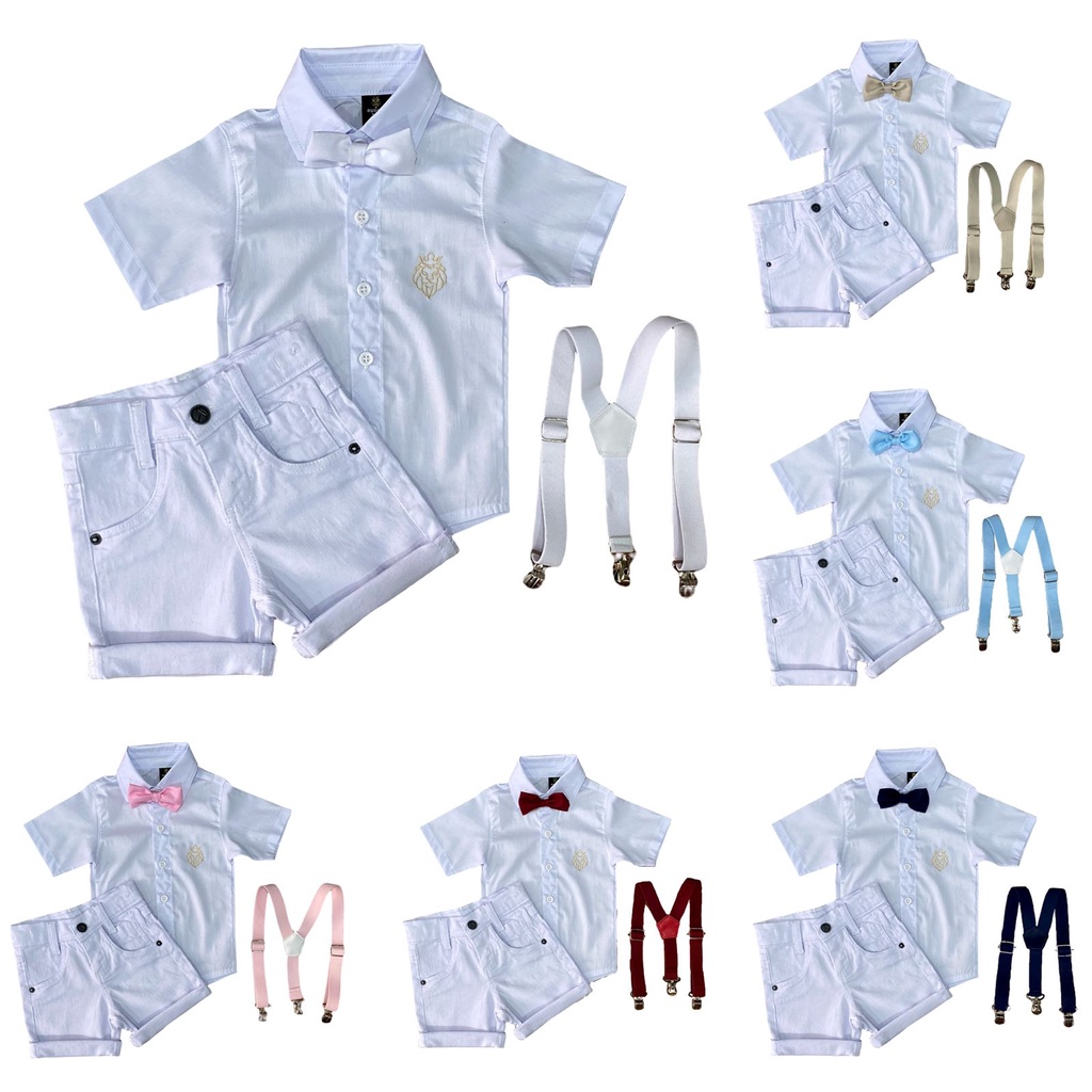 Conjunto Infantil Batizado Igreja menino Pajem em Oferta na Shopee