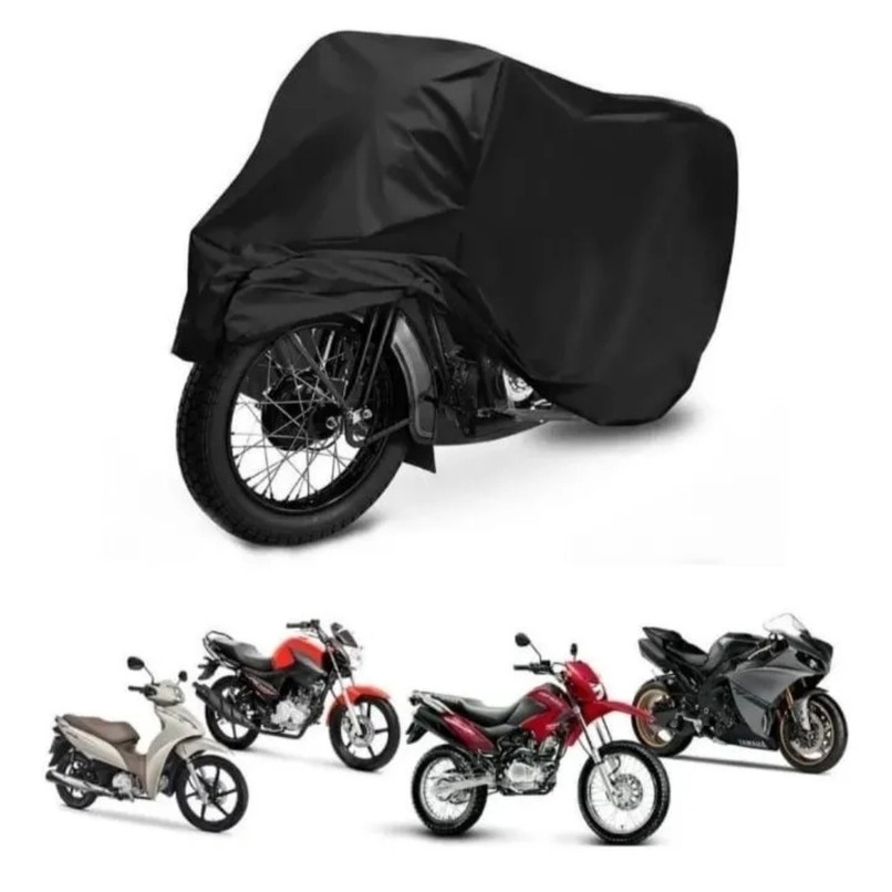 capa para cobrir moto e couro proteção contra sol e chuva 100% forradal para yamaha fzr1000