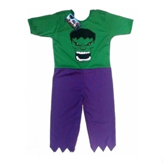 Fantasia Menino e Menina  Heróis Hulk, Homem Aranha, bat girl, super girl, batman, superman em Oferta na Shopee