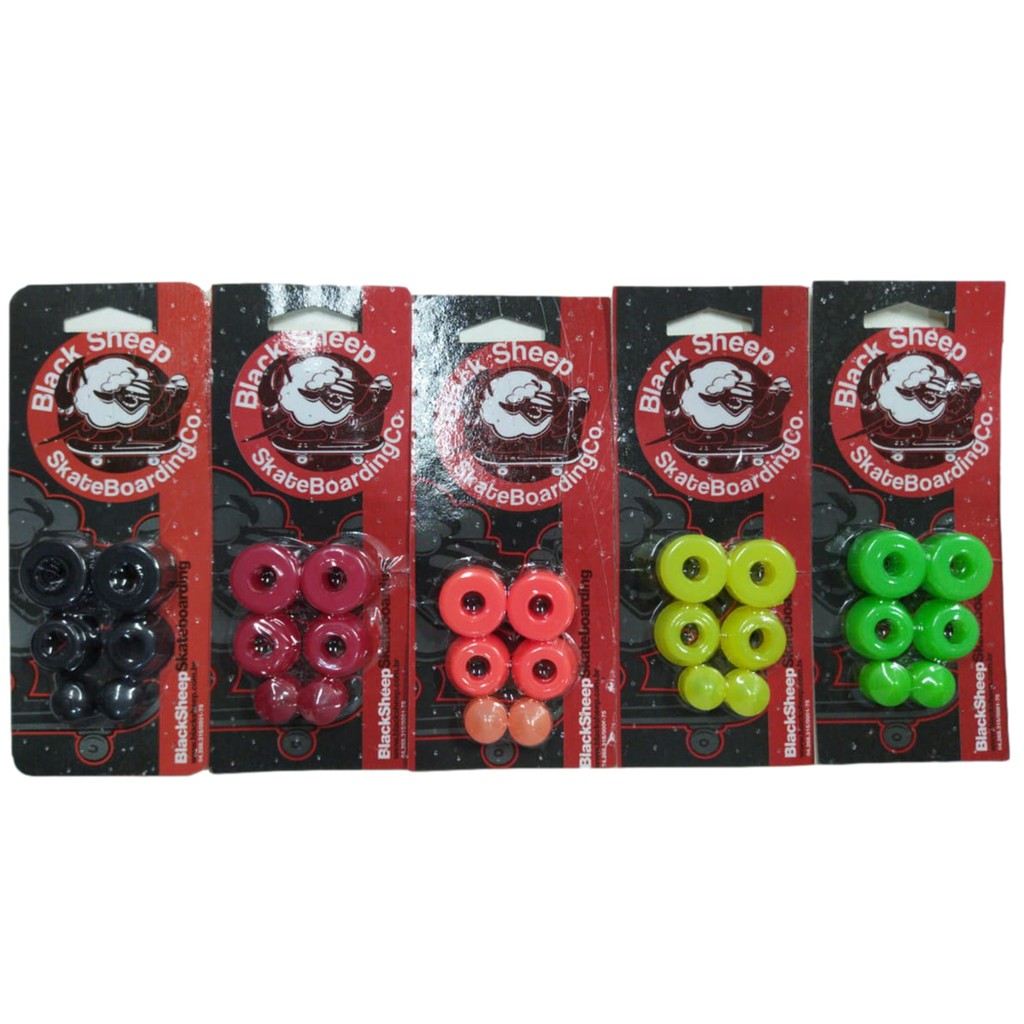 Kit Amortecedor Chupeta Black Sheep Skate Skateboard Melhor preço com Nota Fiscal em Oferta na Shopee