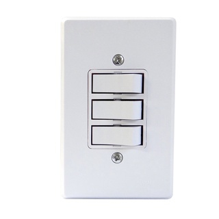 Interruptor 3 Teclas Simples Linha Gelo Radial