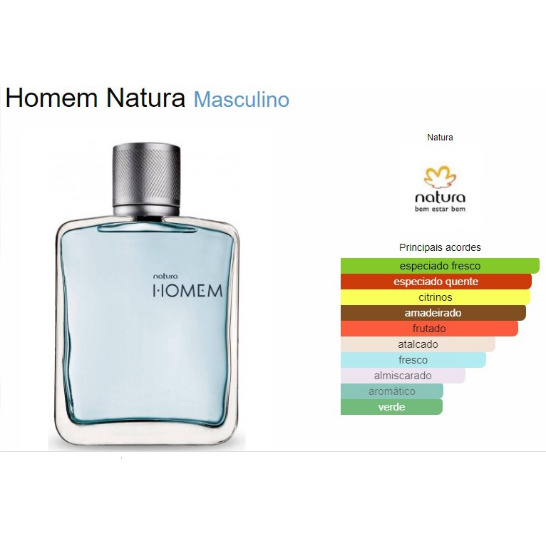 Desodorante Colônia Natura Homem - 100 ml | Shopee Brasil