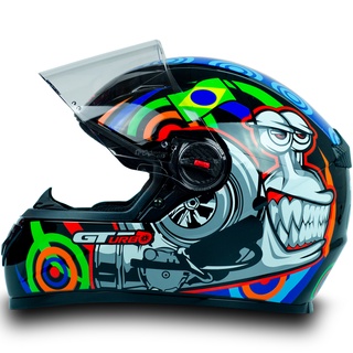 Capacete Integral FW3 GT: Estampa TurboGT preto Tamanho 58
