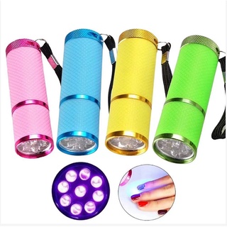 Mini Lanterna Portátil Led Ultra Violeta Seca Unha Gel Uv