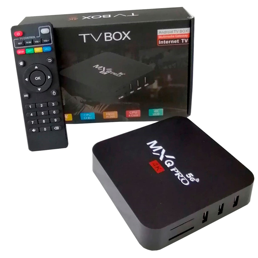 Tv Box 4k Mxq Pro 5g Android Para Smart Tv Wifi Media Player Smarte Box 