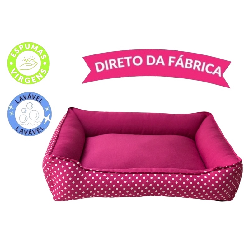 Caminha Pet Cama Colchão Fibra Cão Gato