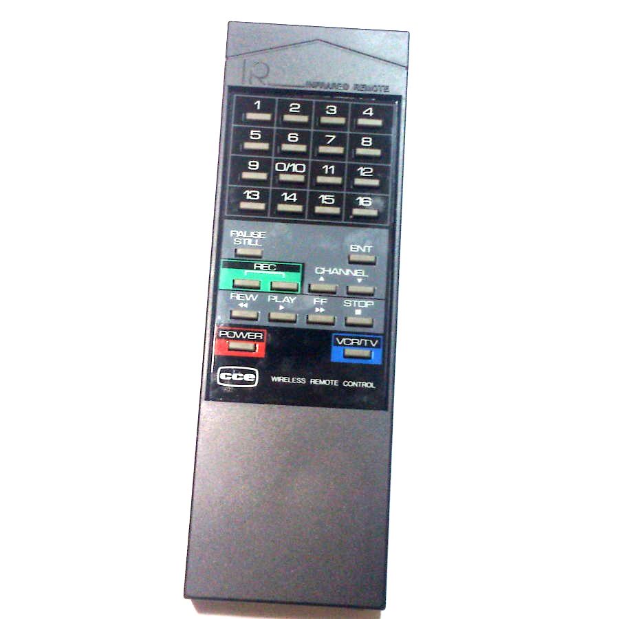 Controle Remoto original Vídeo Cassete CCE antigo