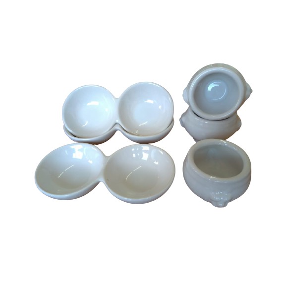 Kit Ramekin 6 pçs Finger Food Porcelana Shopee Brasil