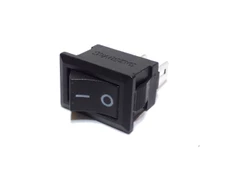 Chave Preta Mini Quadrada Tic Tac 2T KCD11 ON/OFF 10 Unidade Desliga Liga Interruptor Pequeno 12V 110V 220V