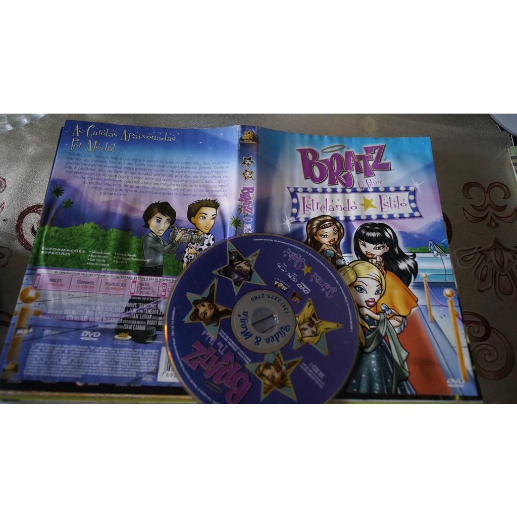 DVD Desenho Bratz O Filme estrelando Com Estilo Shopee Brasil