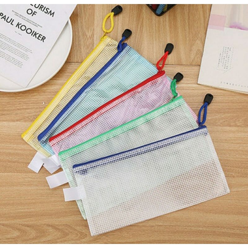 Pasta Documentos A6 Kit C/5 Unidades 11cmx23cm Zíper Sortida em Oferta na Shopee