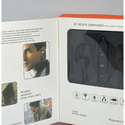 Fone JBL Bluetooth Magnetic Sport Gym Earphone Earbuds MIC Stereo Wireless Bluetooth Earphone Music