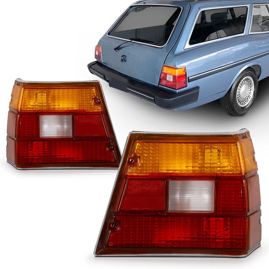 Par Lanterna Caravan 85 86 87 Tricolor em Oferta na Shopee