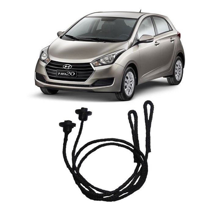 Par Corda Cordão Alça Bagagito Tampão Traseiro Porta Malas HB20 2012 até 2025 em Oferta na Shopee