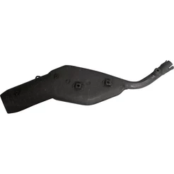 Escapamento XR 200 Modelo Original Fortuna Preto