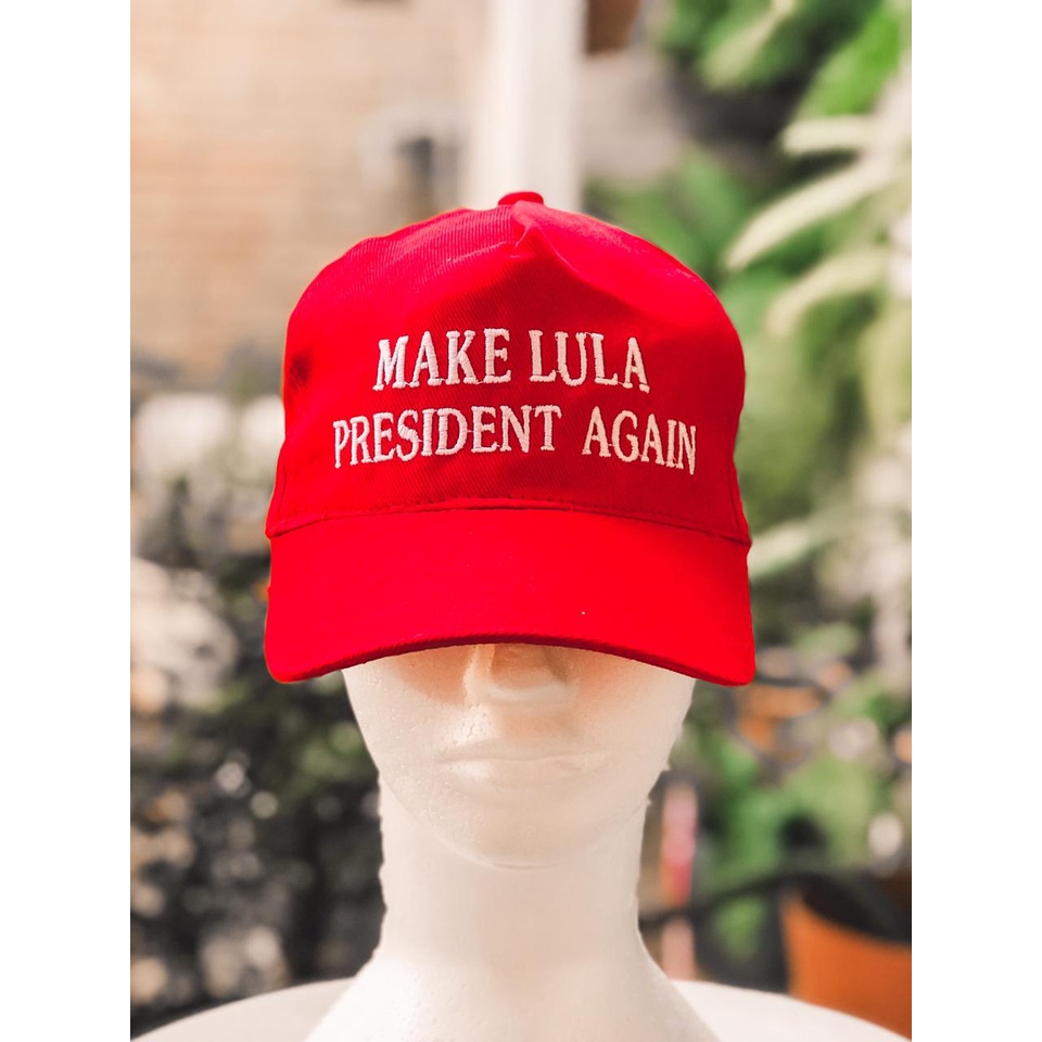boné “make Lula president again” PT | ÚLTIMAS UNIDADES