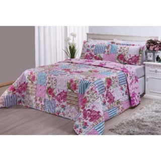 Cobre Leito Matelado Estampado Casal ou Solteiro em Oferta na Shopee