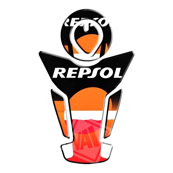 Adesivo Premium Moto Tankpad 3D Protetor Tanque Bocal Fan Titan 125 150 Cb 300 Repsol 2