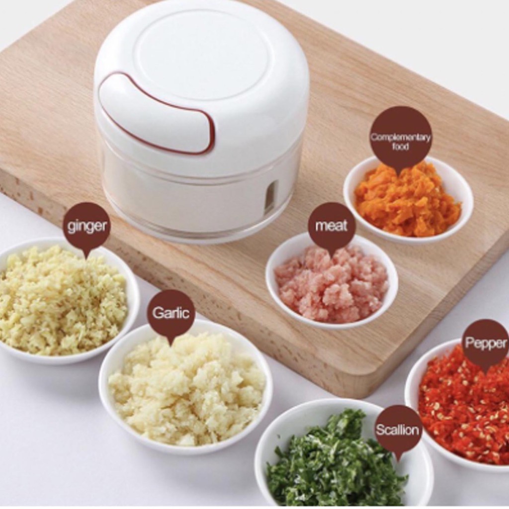 Mini Processador Triturador Alimento Manual Shopee Brasil