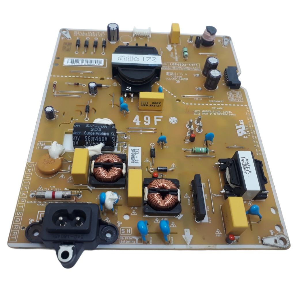 Placa fonte 49LJ5500 49LJ551C 49LJ5550  EAY64491401 EAX67189301