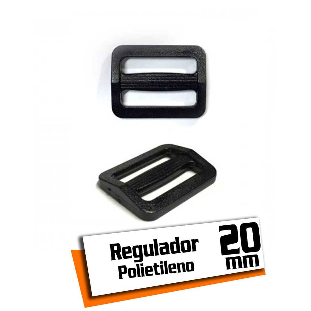 Regulador 20mm Polietileno (Plástico) - Bolsa - Necessaire - Shoulder Bag - Passador