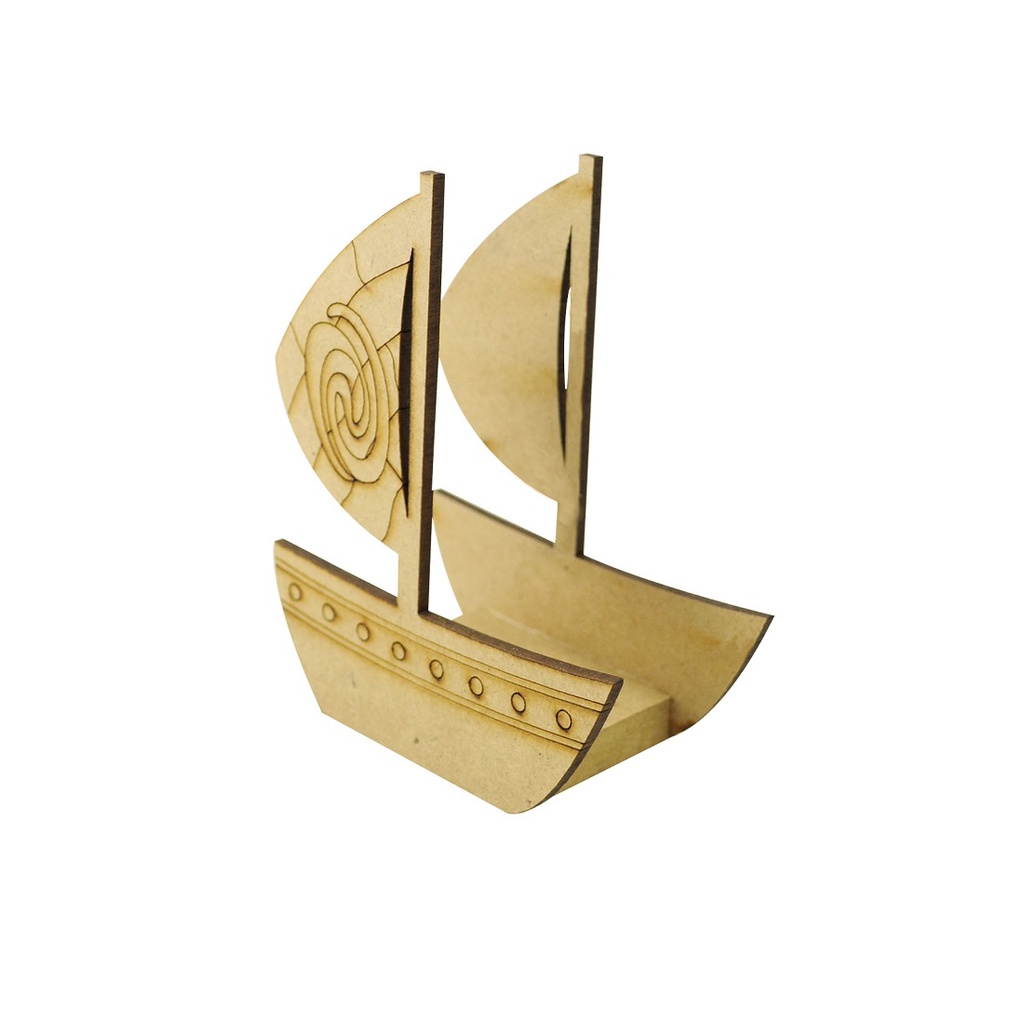 Kit 20 Porta Guardanapo Barco Festa Decoração Enfeite 4,5x8,8x11 Mdf Madeira