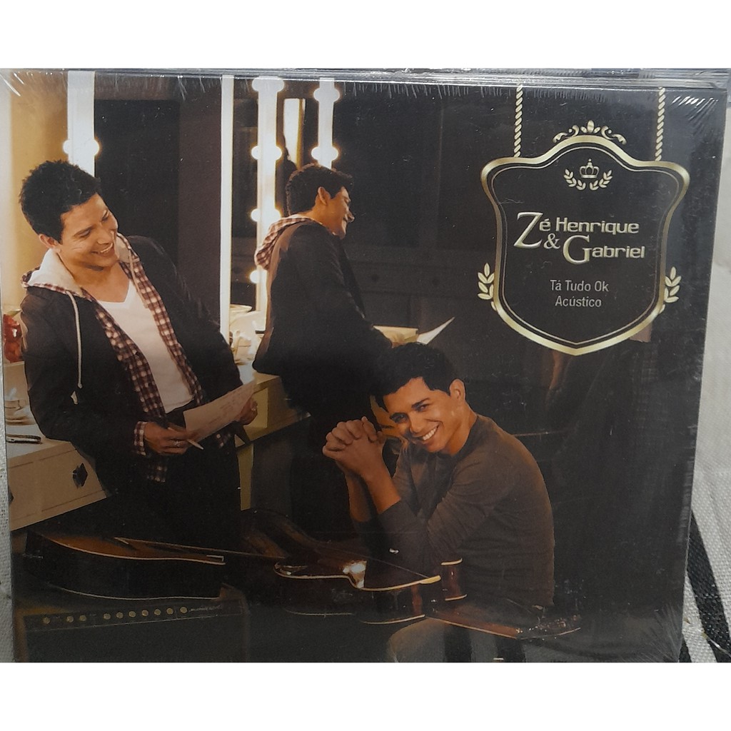 CD-ZÉ HENRIQUE & GABRIEL- TÁ TUDO OK-DIGIPACK NOVO-SERTANEJO