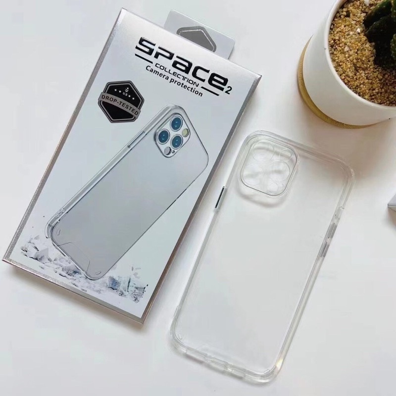 Capinha Capa Space ORIGINAL Iphone Transparente Anti Impacto Policarbonato (Não Amarela) TPU IPhone 7 8 Plus X Xr Xs Pro