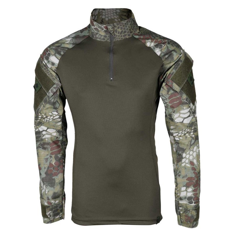 Combat Shirt Masculina Tática Bélica - Kryptek Mandrak