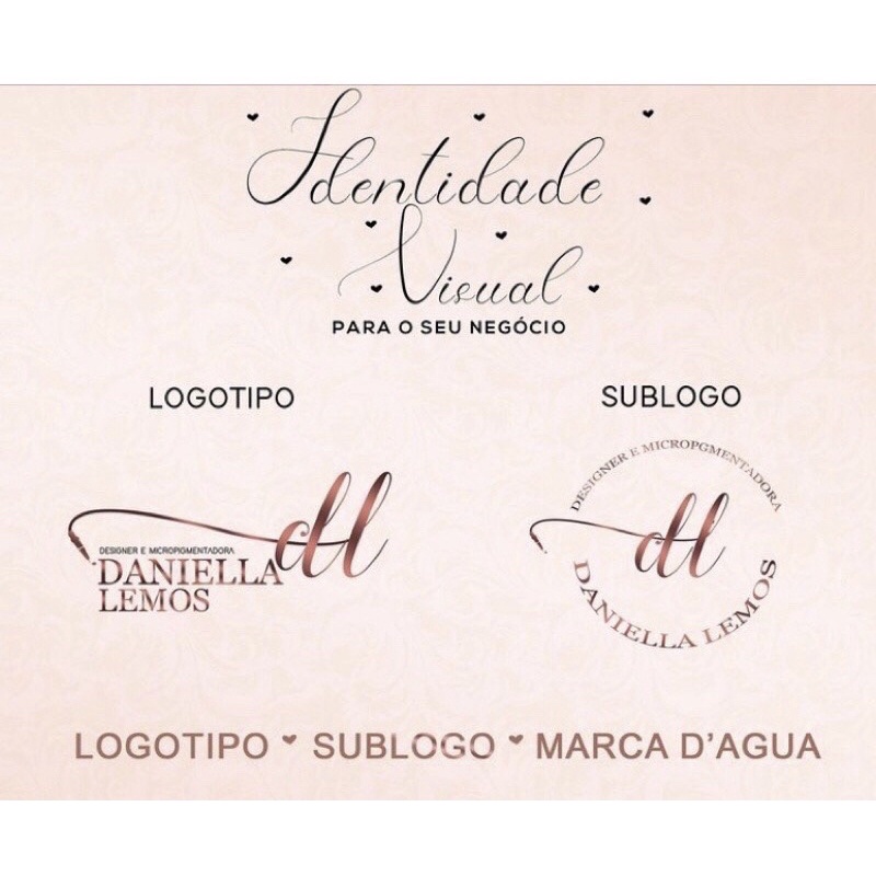 Identidade Visual Metalizada Logotipo Logomarca Shopee Brasil 8874