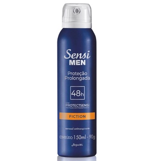 Desodorante Antitranspirante Aerossol Masculino Sensi Men Fiction Jequiti