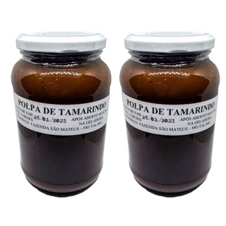 Polpa de Tamarindo Pura. Muito Usado Pra Quem Tem Intestino Preso 2 Vidros