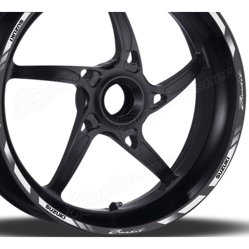 Friso Adesivo Refletivo Roda D10 Moto Suzuki Bandit 650