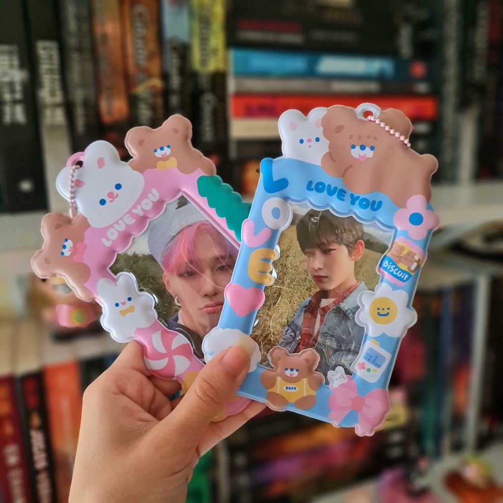 Capinha Chaveiro Photocard Card Holder Case K-POP ID Porta Cartão