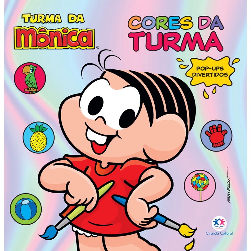 Livro Pop up divertido Turma da Mônica | Cores da turma