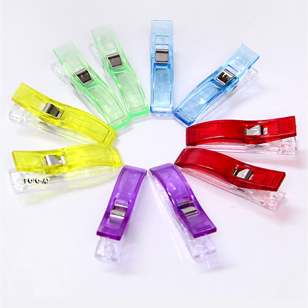 Prendedor De Tecido Grande Para Patchwork 10 Unidades Clips de Tecido Pregador de Tecido Clips Prendedor em Oferta na Shopee