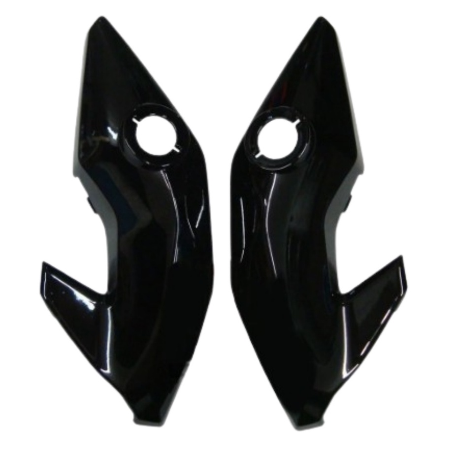 Par Carenagem Lateral do Farol Bananinha Cg Titan Fan 125 150 160 Preto Injetado 2014 a 2021