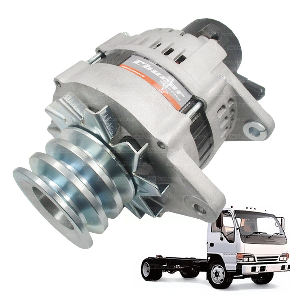 ALTERNADOR GMC 7110 COM BOMBA DE VACUO ISUZU 24V
