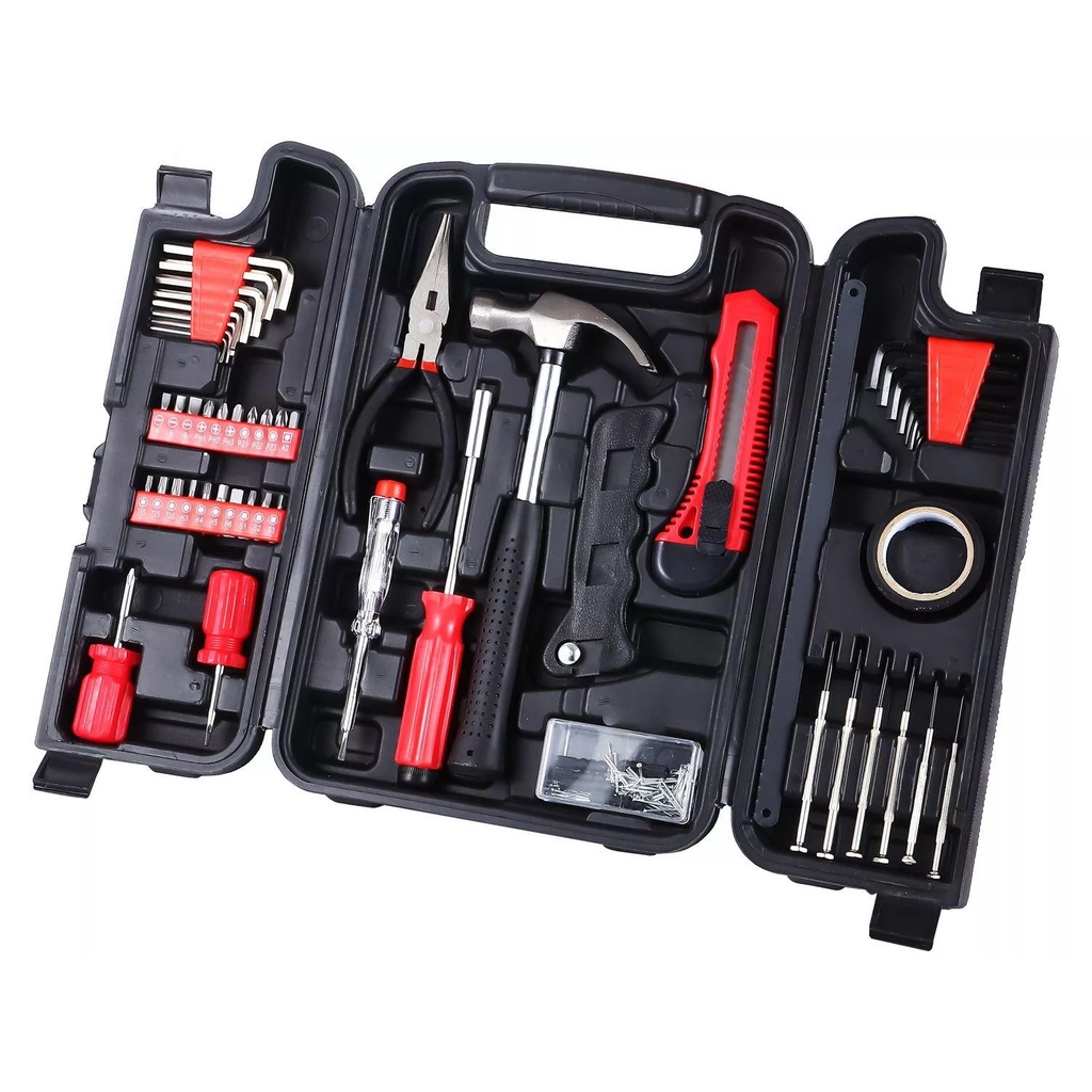 Kit Ferramentas Nell  XWT0142A Aço Carbono Para Reparos Domésticos - 142 Peças