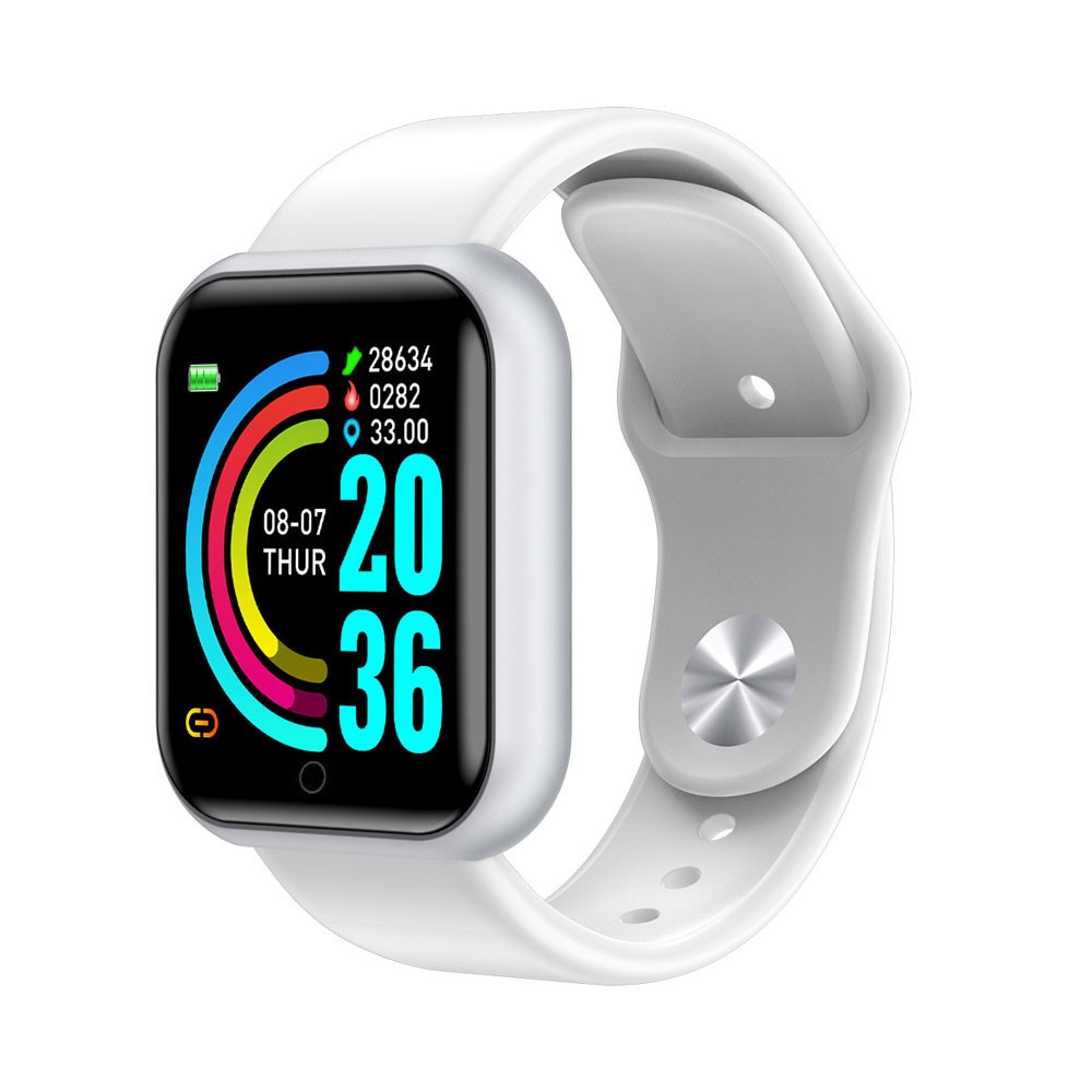 Y68/D20/GM20 Smart Watch Y68 À Prova D'água Com Rastreador De Freqüência Cardíaca Para iOS/Android — imagem 2 de 2