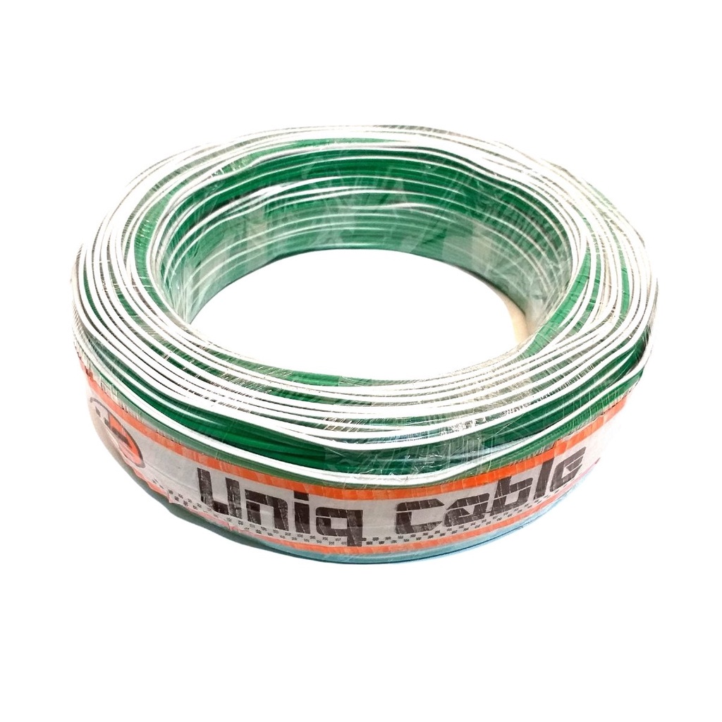 Rolo Fio Paralelo Verde Emborrachado 2x0,75mm Alto Falante 100 Metros Completo Para Som Automotivo Carro 2 x 0,75mm