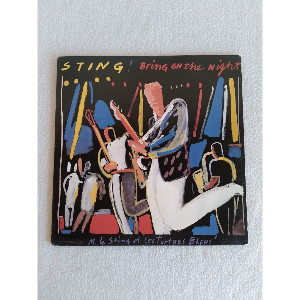 Lp Vinil Sting - Bring On The Night 1986 Duplo + Encartes