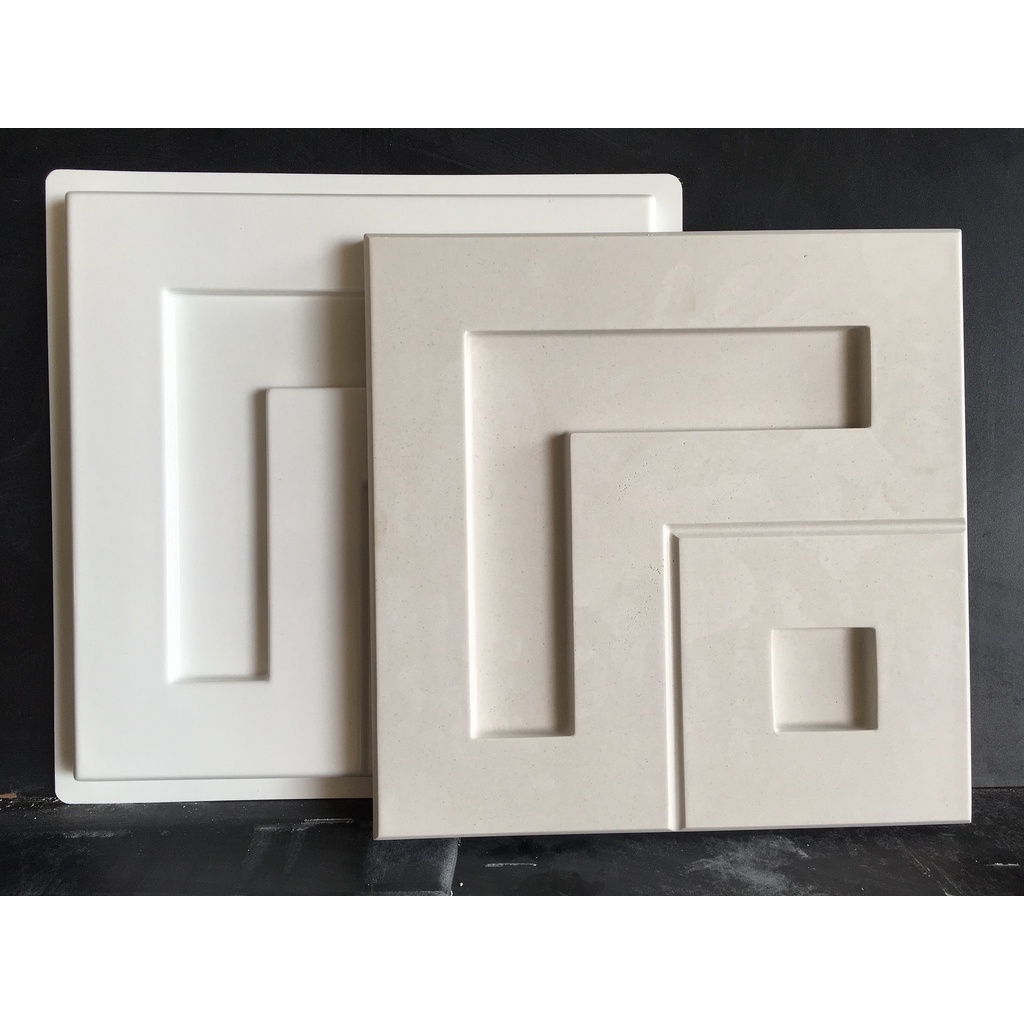 Forma 3d Gesso Erus 40x40 Abs 2mm Molde Para Gesso/Cimento 3d Lançamento